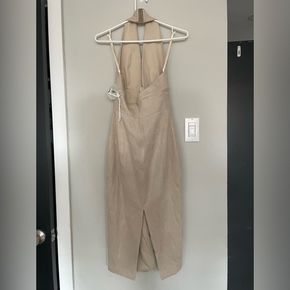 Misha Collection Halter Backless Midi Fitted Dress NWT - Picture 5 of 6